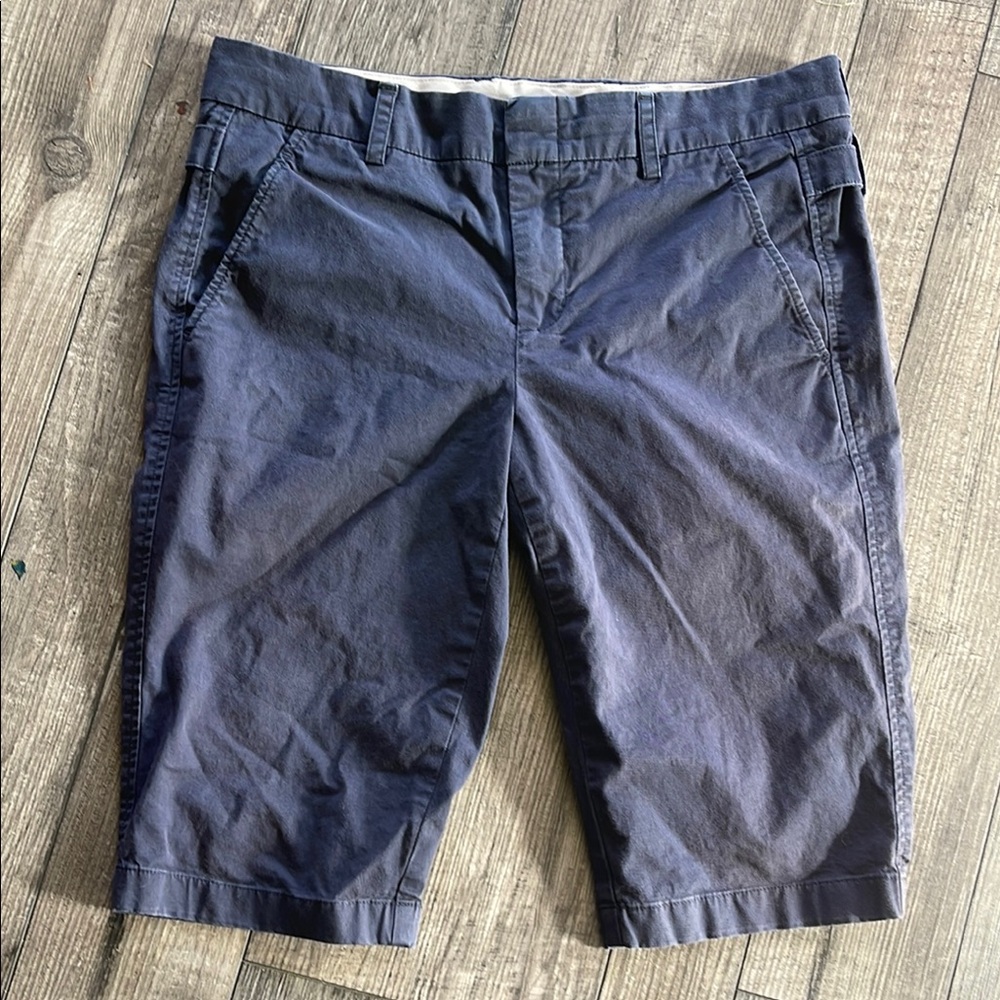 Vince Blue Cargo Shorts Classic Style